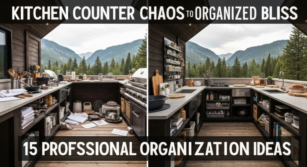 Kitchen Counter Organization Ideas That Actually Work